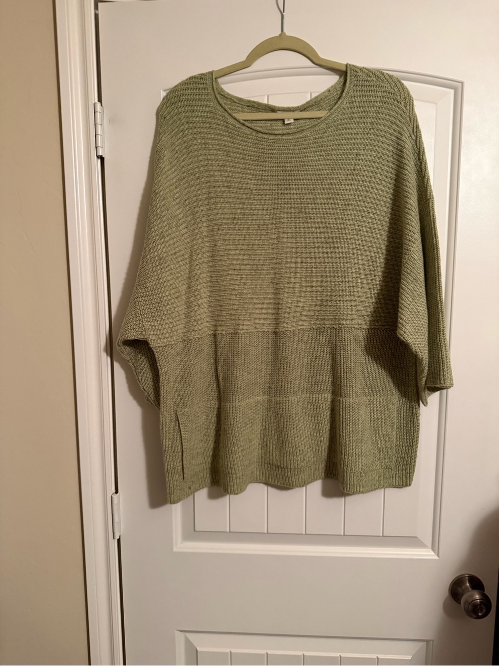 Pure Jill J.Jill M Tall Sage Wool Blend Oversized Kimono Sweater NWT